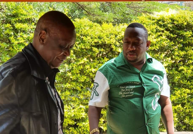 Siaya senator Oburu Odinga and Mike Sonko.